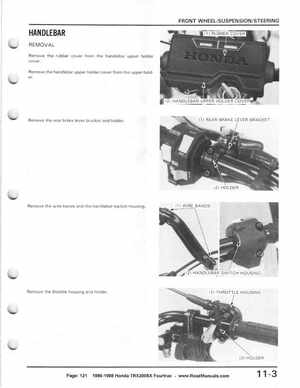 1986-1988 Honda TRX 200SX Fourtrax Service Manual, Page 121
