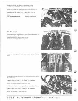 1986-1988 Honda TRX 200SX Fourtrax Service Manual, Page 140