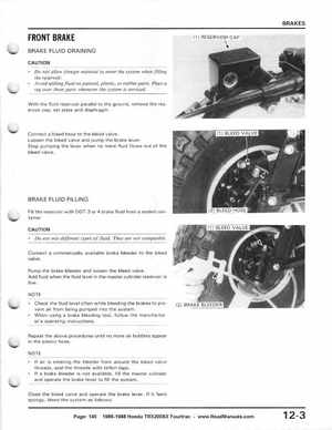 1986-1988 Honda TRX 200SX Fourtrax Service Manual, Page 145