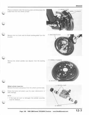 1986-1988 Honda TRX 200SX Fourtrax Service Manual, Page 149