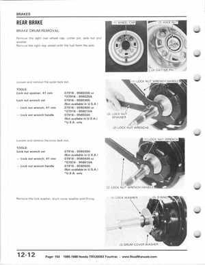 1986-1988 Honda TRX 200SX Fourtrax Service Manual, Page 154