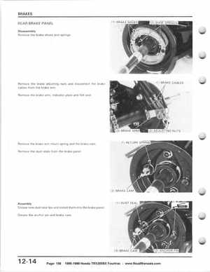 1986-1988 Honda TRX 200SX Fourtrax Service Manual, Page 156