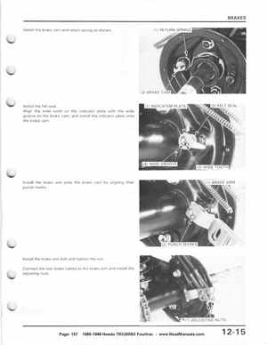 1986-1988 Honda TRX 200SX Fourtrax Service Manual, Page 157
