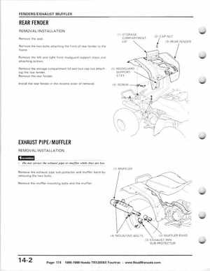 1986-1988 Honda TRX 200SX Fourtrax Service Manual, Page 174