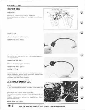 1986-1988 Honda TRX 200SX Fourtrax Service Manual, Page 178