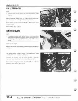 1986-1988 Honda TRX 200SX Fourtrax Service Manual, Page 180