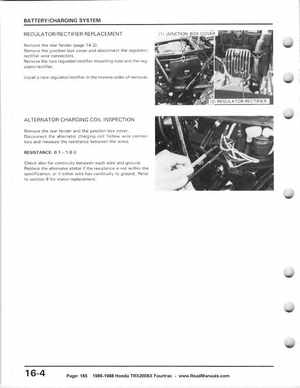 1986-1988 Honda TRX 200SX Fourtrax Service Manual, Page 185