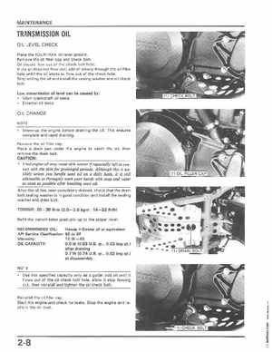 1986-1989 Honda TRX250 FourTrax 250R Service Manual, Page 26