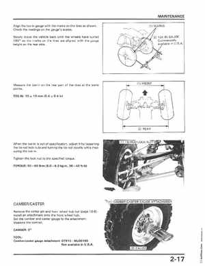 1986-1989 Honda TRX250 FourTrax 250R Service Manual, Page 35