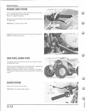 1987 Honda Fourtrax TRX 250X Service Manual, Page 33