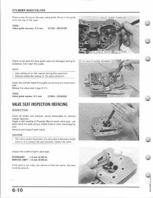 1987 Honda Fourtrax TRX 250X Service Manual, Page 69