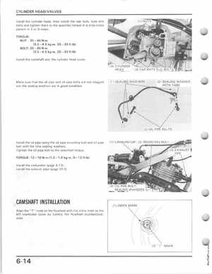 1987 Honda Fourtrax TRX 250X Service Manual, Page 73