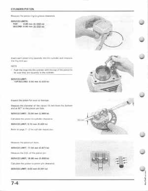 1987 Honda Fourtrax TRX 250X Service Manual, Page 83