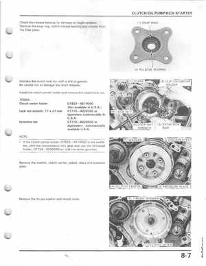 1987 Honda Fourtrax TRX 250X Service Manual, Page 94