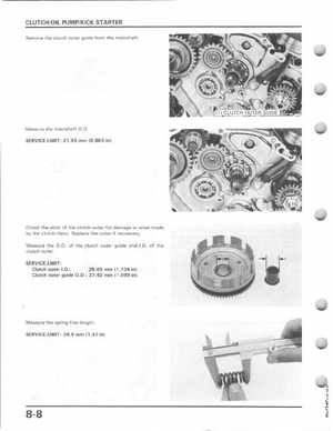 1987 Honda Fourtrax TRX 250X Service Manual, Page 95
