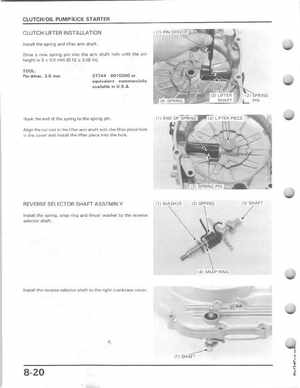 1987 Honda Fourtrax TRX 250X Service Manual, Page 107