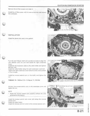 1987 Honda Fourtrax TRX 250X Service Manual, Page 108