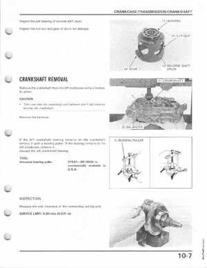 1987 Honda Fourtrax TRX 250X Service Manual, Page 128