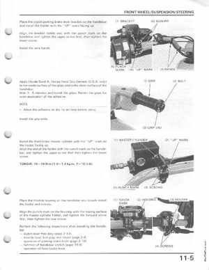 1987 Honda Fourtrax TRX 250X Service Manual, Page 142