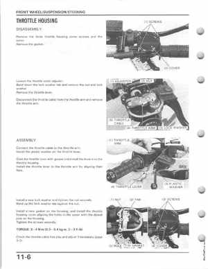 1987 Honda Fourtrax TRX 250X Service Manual, Page 143