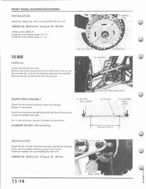 1987 Honda Fourtrax TRX 250X Service Manual, Page 151