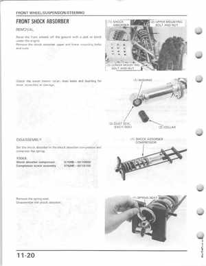 1987 Honda Fourtrax TRX 250X Service Manual, Page 157
