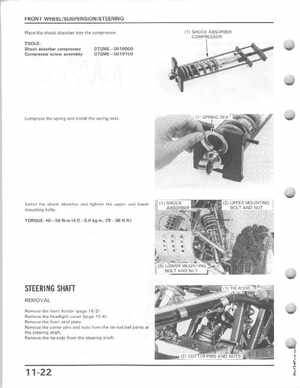 1987 Honda Fourtrax TRX 250X Service Manual, Page 159