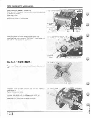 1987 Honda Fourtrax TRX 250X Service Manual, Page 173