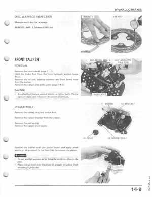 1987 Honda Fourtrax TRX 250X Service Manual, Page 196