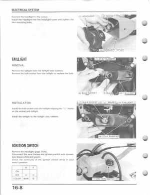 1987 Honda Fourtrax TRX 250X Service Manual, Page 221