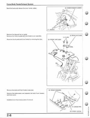 1993-2000 Honda TRX300EX Service Manual, Page 36