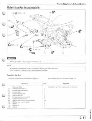1993-2000 Honda TRX300EX Service Manual, Page 41