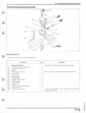 1993-2000 Honda TRX300EX Service Manual, Page 117