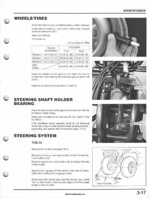 1995-2000 Honda FourTrax 300 300FW TRX300 TRX300FW TRX service manual., Page 46