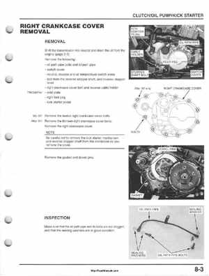 1995-2000 Honda FourTrax 300 300FW TRX300 TRX300FW TRX service manual., Page 104