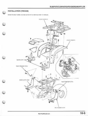 1995-2000 Honda FourTrax 300 300FW TRX300 TRX300FW TRX service manual., Page 304