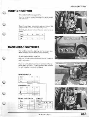 1995-2000 Honda FourTrax 300 300FW TRX300 TRX300FW TRX service manual., Page 342