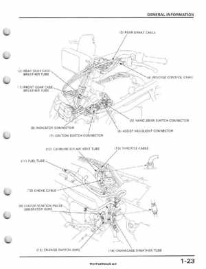 1995-2003 Honda Foreman TRX400FW TRX400 TRX 400 400FW Service Manual, Page 27