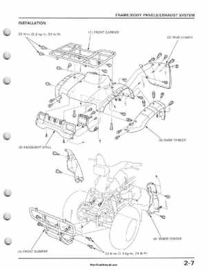 1995-2003 Honda Foreman TRX400FW TRX400 TRX 400 400FW Service Manual, Page 37