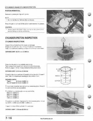 1995-2003 Honda Foreman TRX400FW TRX400 TRX 400 400FW Service Manual, Page 126