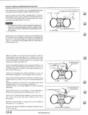 1995-2003 Honda Foreman TRX400FW TRX400 TRX 400 400FW Service Manual, Page 210