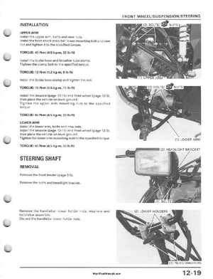 1995-2003 Honda Foreman TRX400FW TRX400 TRX 400 400FW Service Manual, Page 221