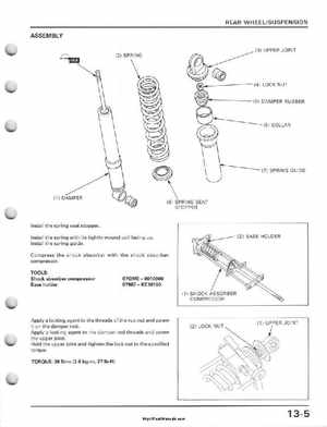 1995-2003 Honda Foreman TRX400FW TRX400 TRX 400 400FW Service Manual, Page 235