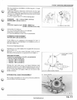 1995-2003 Honda Foreman TRX400FW TRX400 TRX 400 400FW Service Manual, Page 279