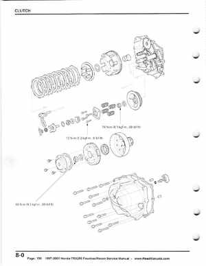 1997-2001 Honda TRX250 Fourtrax Recon Service Manual, Page 130