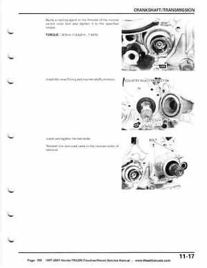 1997-2001 Honda TRX250 Fourtrax Recon Service Manual, Page 195