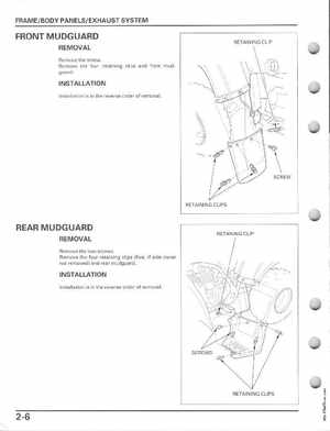 1997-2004 Honda Fourtrax Recon TRX250TE/TM Service Manual, Page 43