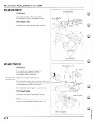 1997-2004 Honda Fourtrax Recon TRX250TE/TM Service Manual, Page 45