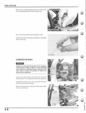 1997-2004 Honda Fourtrax Recon TRX250TE/TM Service Manual, Page 88