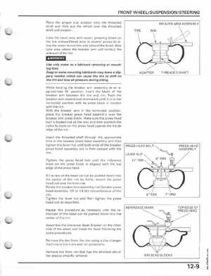 1997-2004 Honda Fourtrax Recon TRX250TE/TM Service Manual, Page 216